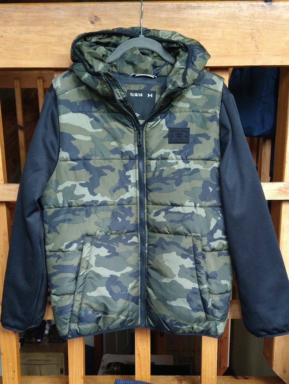Under Armour Kids' Camo Puffer Jacket with Hood